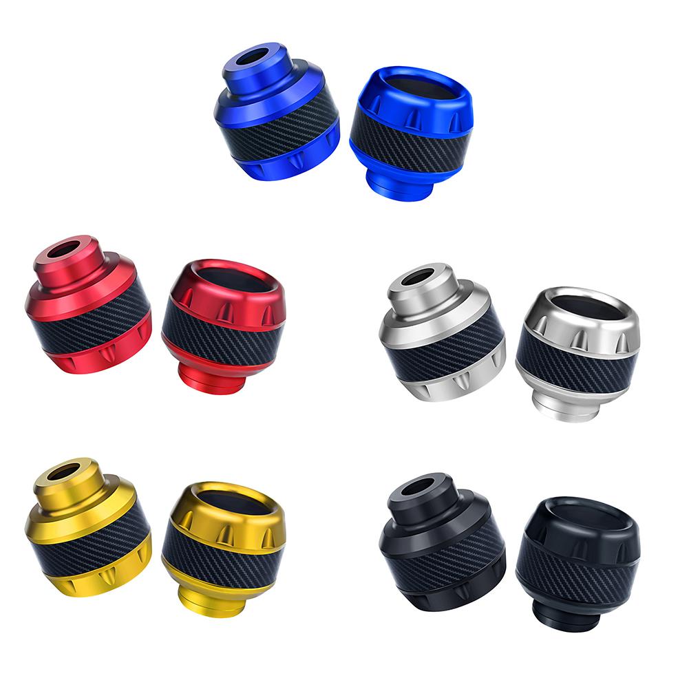 Universal 2Pcs Aluminum Alloy Motorcycles Falling Protector Explosion-proof Frame Slider Front Fork Cups Sliders Falling Crash