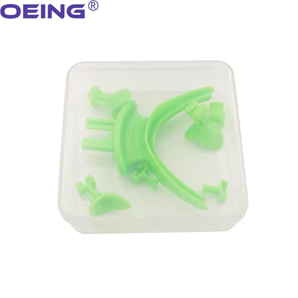 7 pieces/set Dental Mandibular Tray BPS Occlusion Recording Denture Restoration Edentulous Tray Set High Temperature Sterilizati