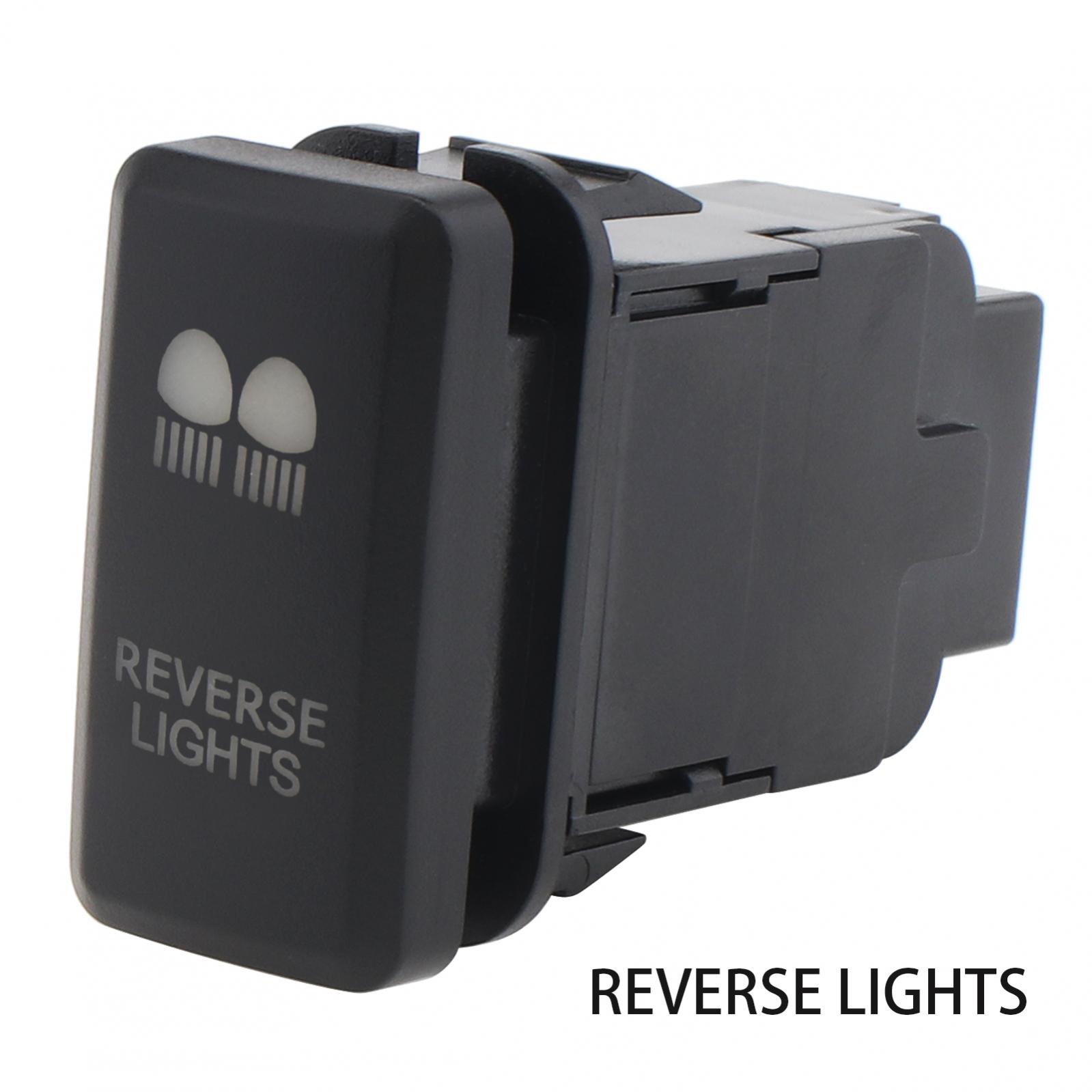 

Кнопковий перемикач 12V ON / Off підходить для Toyota Hilux / Prado 120 з білим підсвічуванням Reverse Light