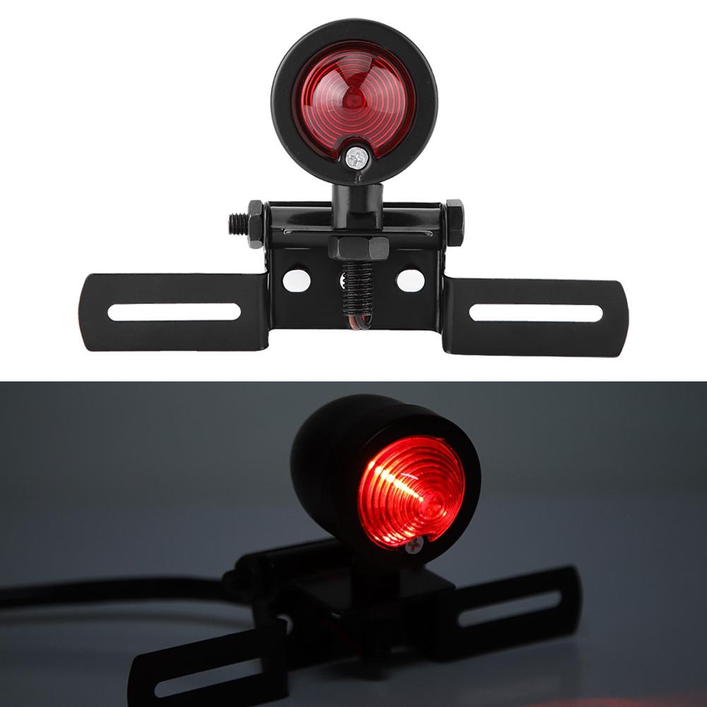12V Motorcycle Electromobile Modified LED Tail Brake Light Rear Warning Lamp Universal