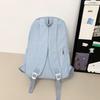 Schoolbag High-value New Cute Children's Mini Schoolbag Mori Sweet Wind Girl Cream Solid Color Versatile Backpack