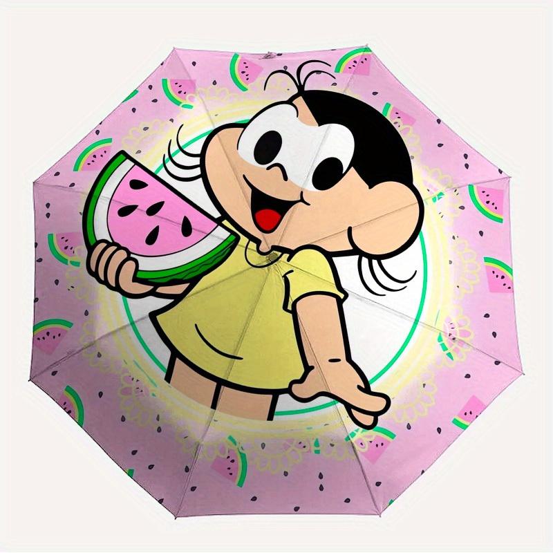 

1pc Watermelon Magali, Summer Themed High-quality Umbrella,Automatic Opening and Closing Umbrella,Multi-functional Umbrella G0811213