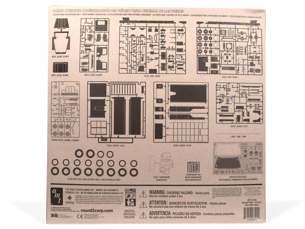 AMT International Paystar 5000 Dump Truck Plastic Model Kit AMT1381 1/25