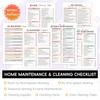 ADHD Cleaning Planner | Home Cleaning Schedule for Adults | Daily, Weekly, Monthly, Yearly Cleaning Checklist | Declutter, Organizing, Family | ADHD