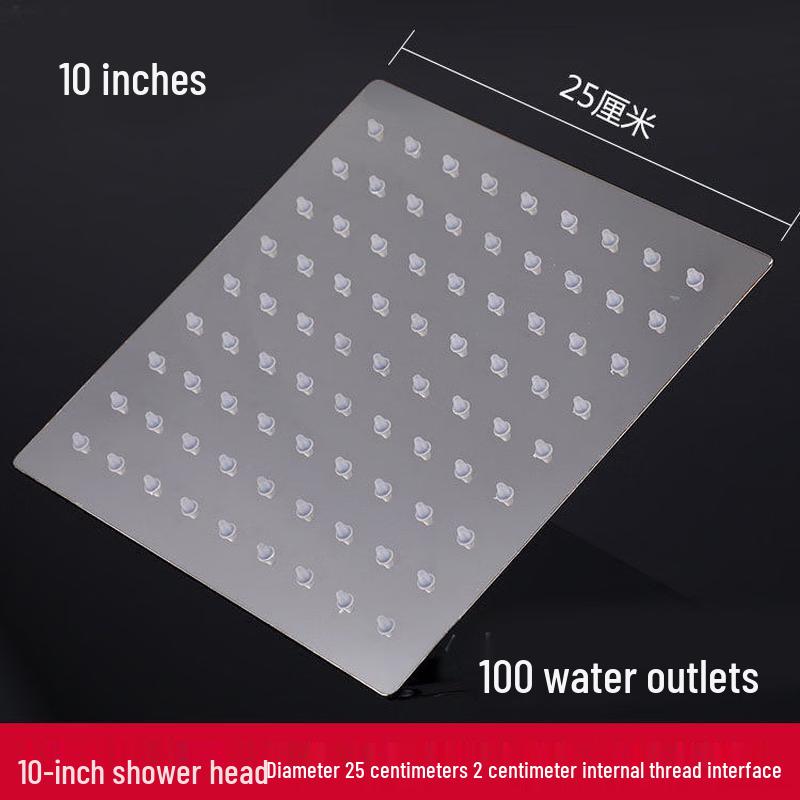 Lin Dong Stainless Steel Overhead Shower Head