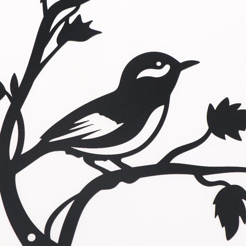Handgefertigte Schmiedeeisen Wanddekoration Wasserdicht Rostfrei Vintage Schwarz Dekoratives Kunstwerk für Kinderzimmer Kinderzimmer Wanddekoration