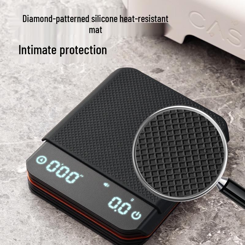 Smart Mini Coffee Scale with Three Modes and Automatic Timing - 2KG/0.1g Precision