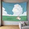 1pc Cartoon Puppy Tapestry, Cute Anime Theme Wall Hanging for Dorm Bedroom, Warm & Cozy Home Decor