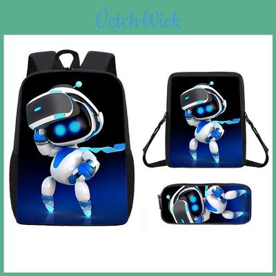 Plecak Astro Bot z oddychającą wyściółką i wielokomorową konstrukcją dla uczniów