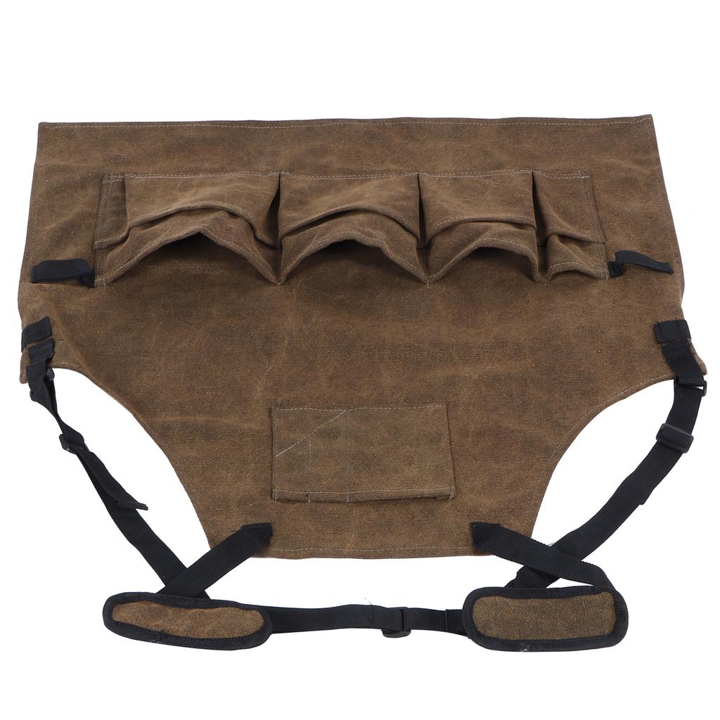 Garden MultiPocket Apron Canvas Electrician Maintenance Apron Hardware Fitting Tool Storage