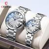 CHENXI 039 Damen Silberuhren Frau Herren Business Armbanduhr G Mode Edelstahl Silberne Uhr Für Paar Geschenke