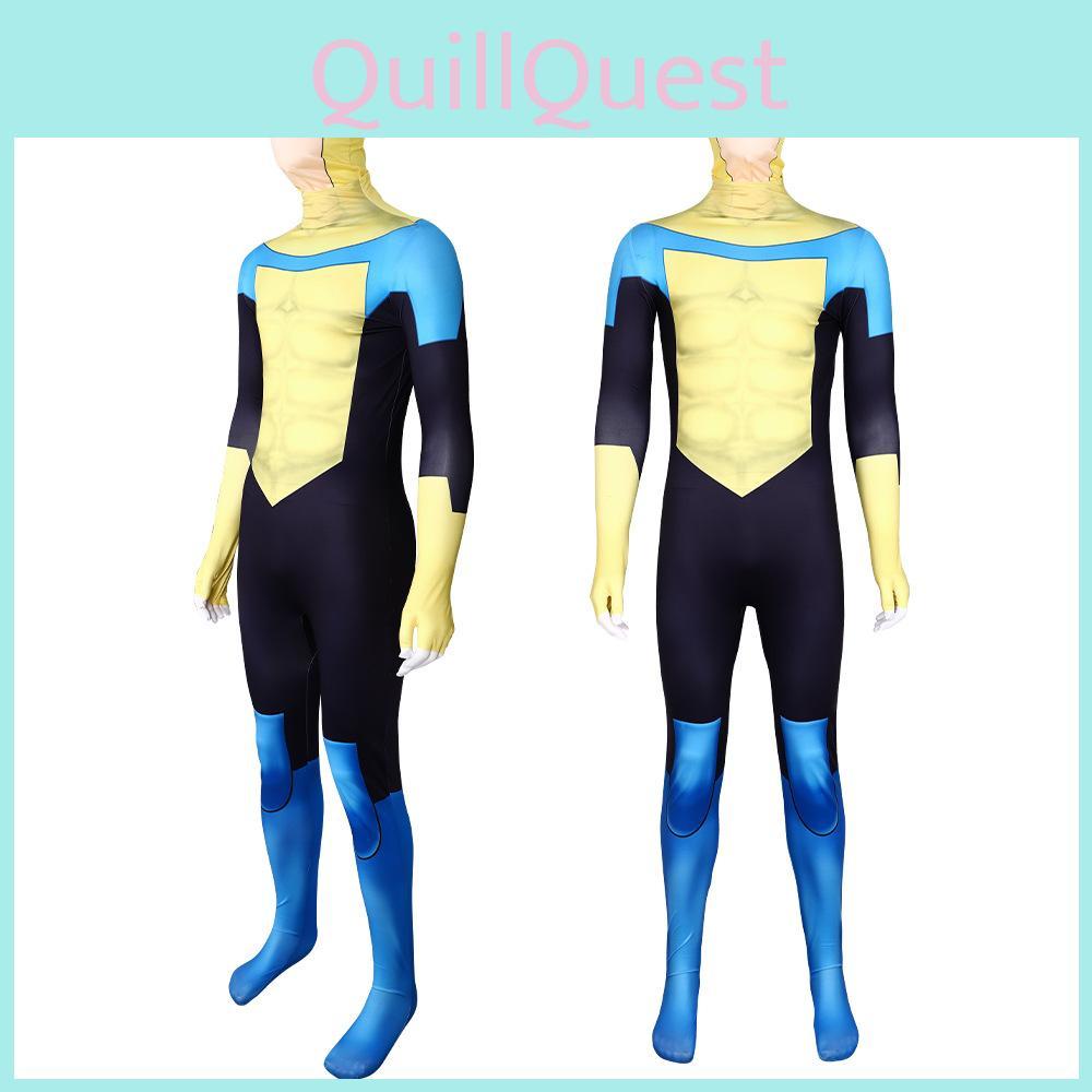 Invincible Man Omni Atom Eve Cosplay Costume Jumpsuit Halloween Party Gifts