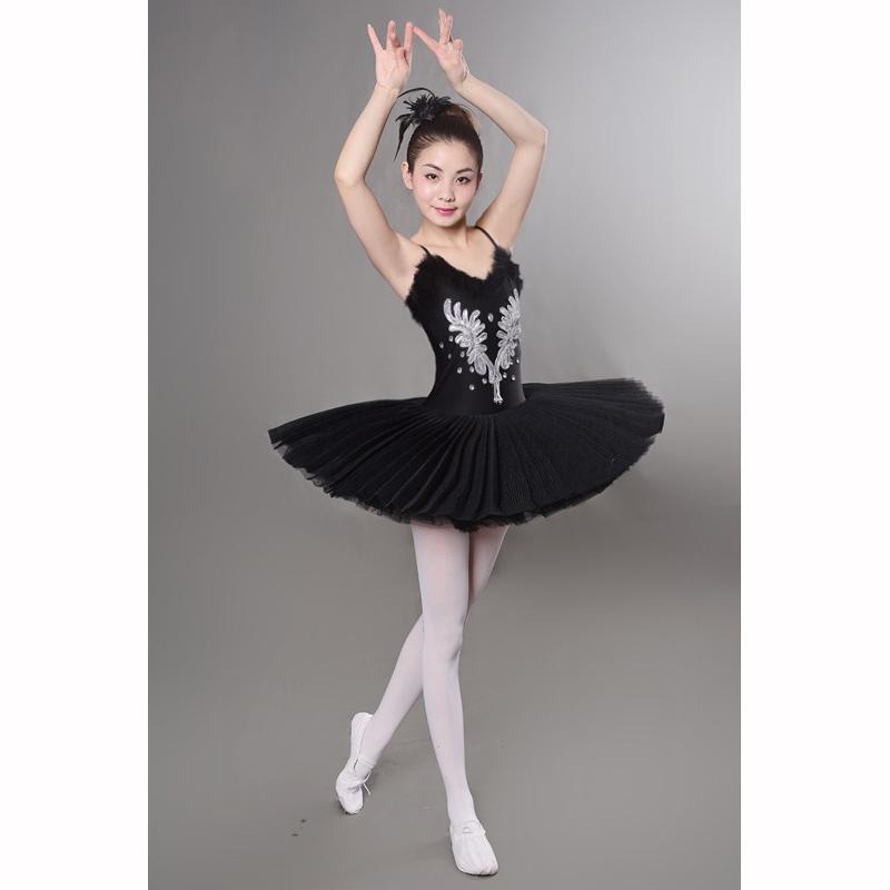 Fustă de Balet Adult Breteluțe Fuste de Dans din Tulle Tutu Costum Micul Lebădă