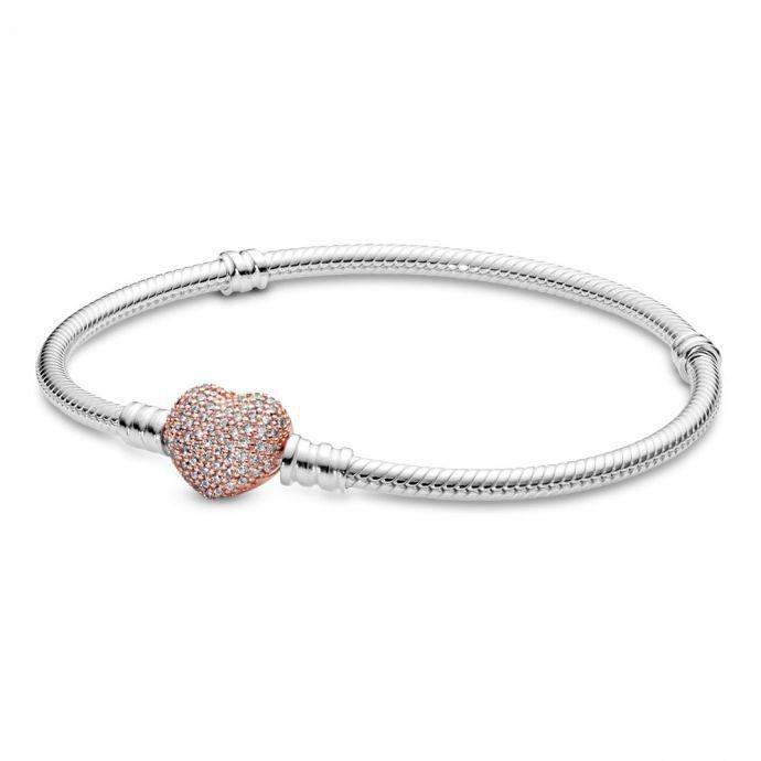 

Pandora Pavé Heart Clip 586292CZ-19cm