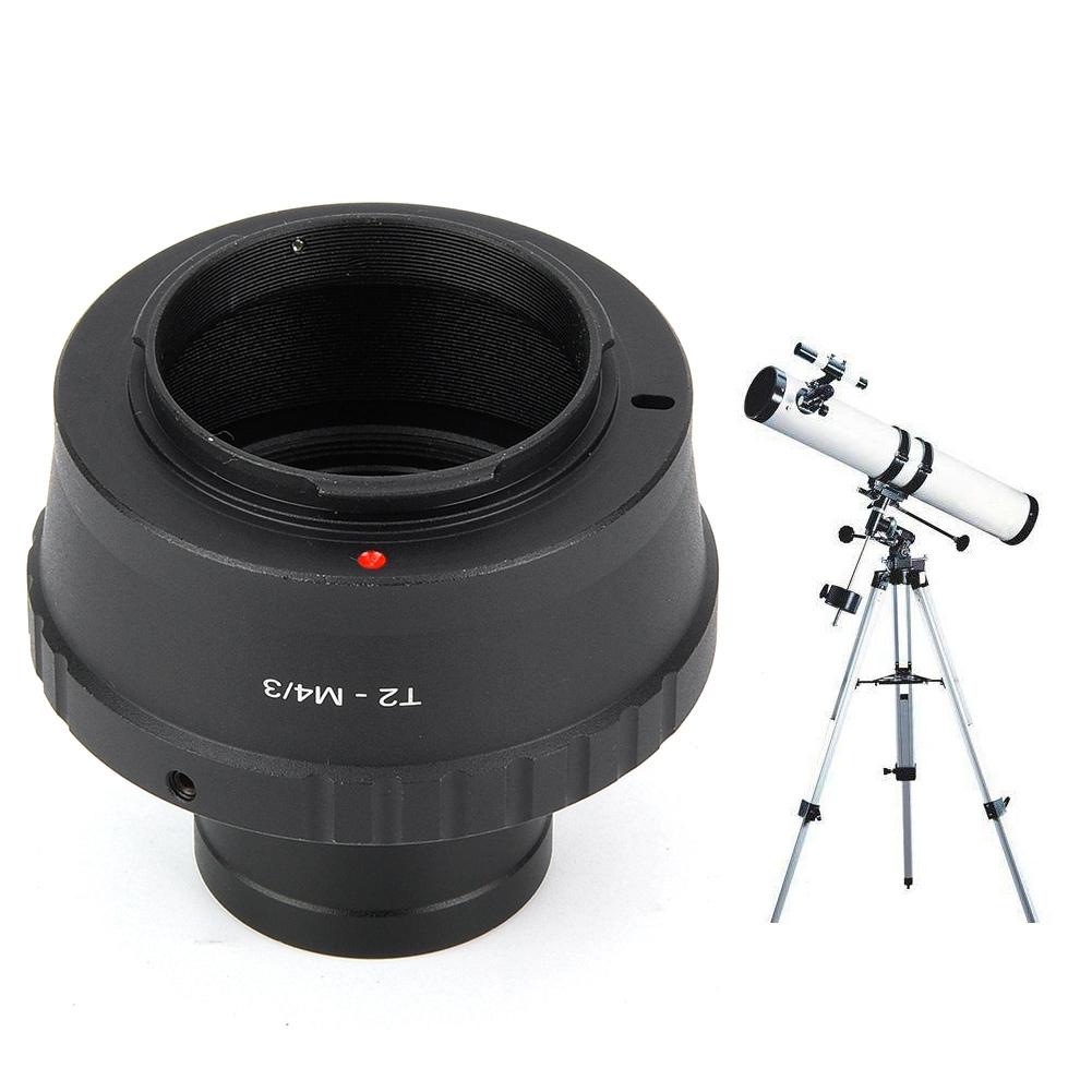 T2-M43 Metal 1.25 Inch Telescope Mount Adapter Ring To for Olympus M43 Camera