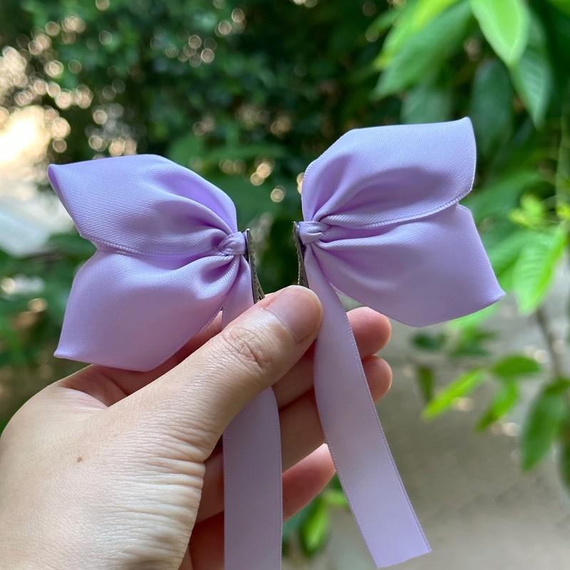 3D Satin Bow Hairpin - Du Yan 2025 High-Grade Headdress Style