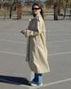 Trench Coat with Waist Bocharova 321 XS-S Beige