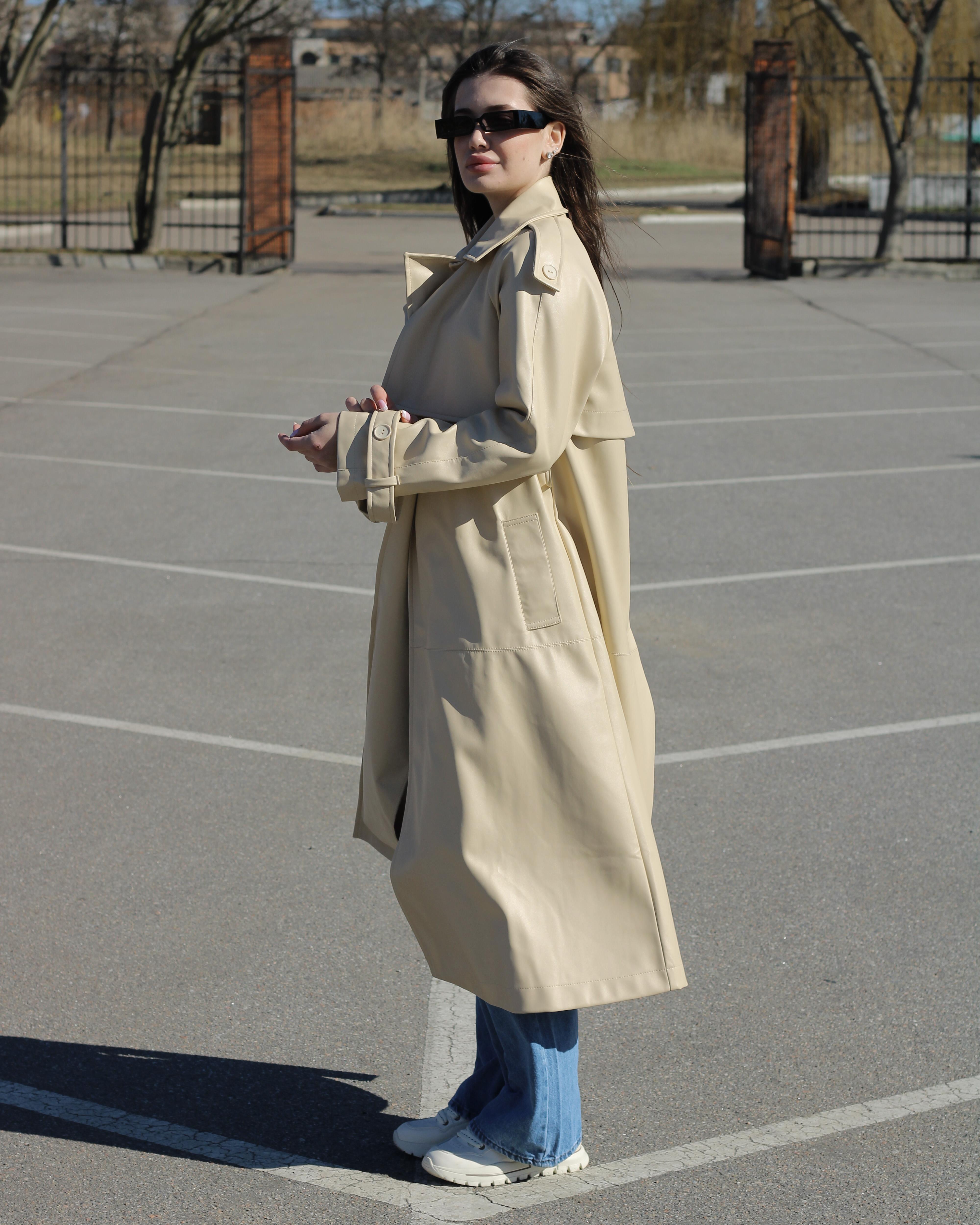 

Тренч на поясі Bocharova 321 XS-S Бежевий XS-S бежевий