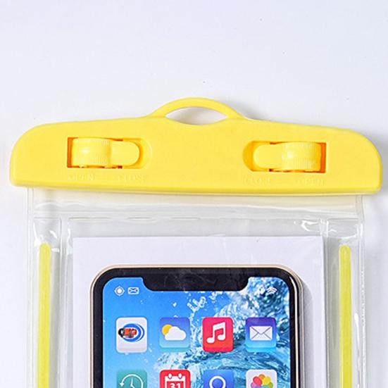 Waterproof Phone Pouch with Detachable Lanyard Transparent Floating Cell Phone Dry Bag Case Protector Beach Kayak Cruise Travel Essentials