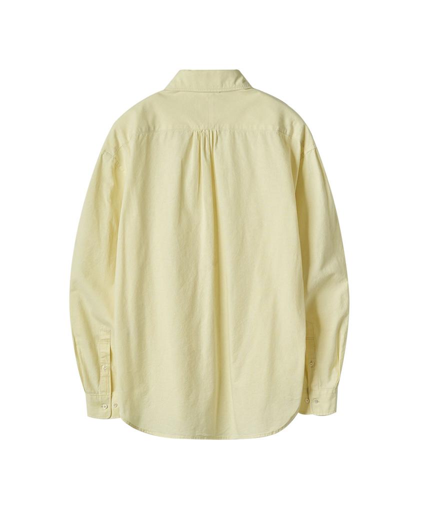 Leopeusaideu Shirring Shirt Canary