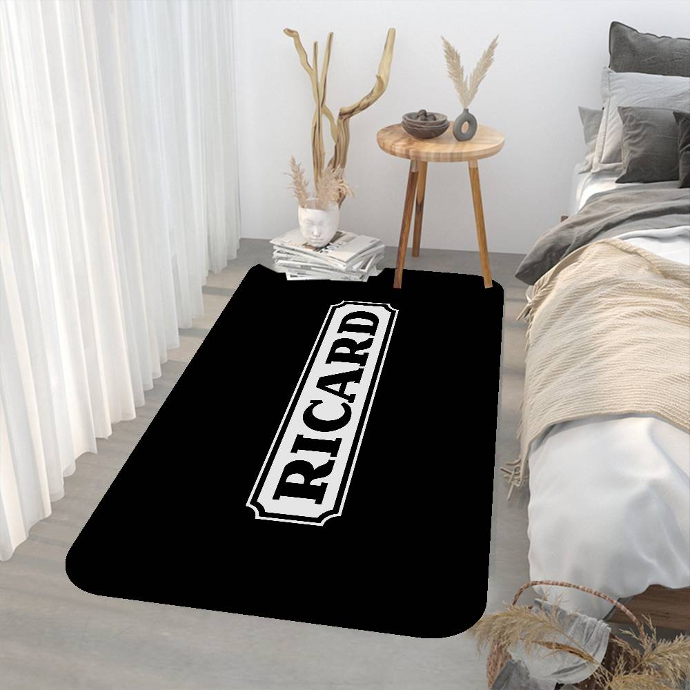 R-RicardS LOGO Floor Mat Nordic Style Home Doormat Bathroom-Toilet Mats Bedroom Hotel Decor Mat