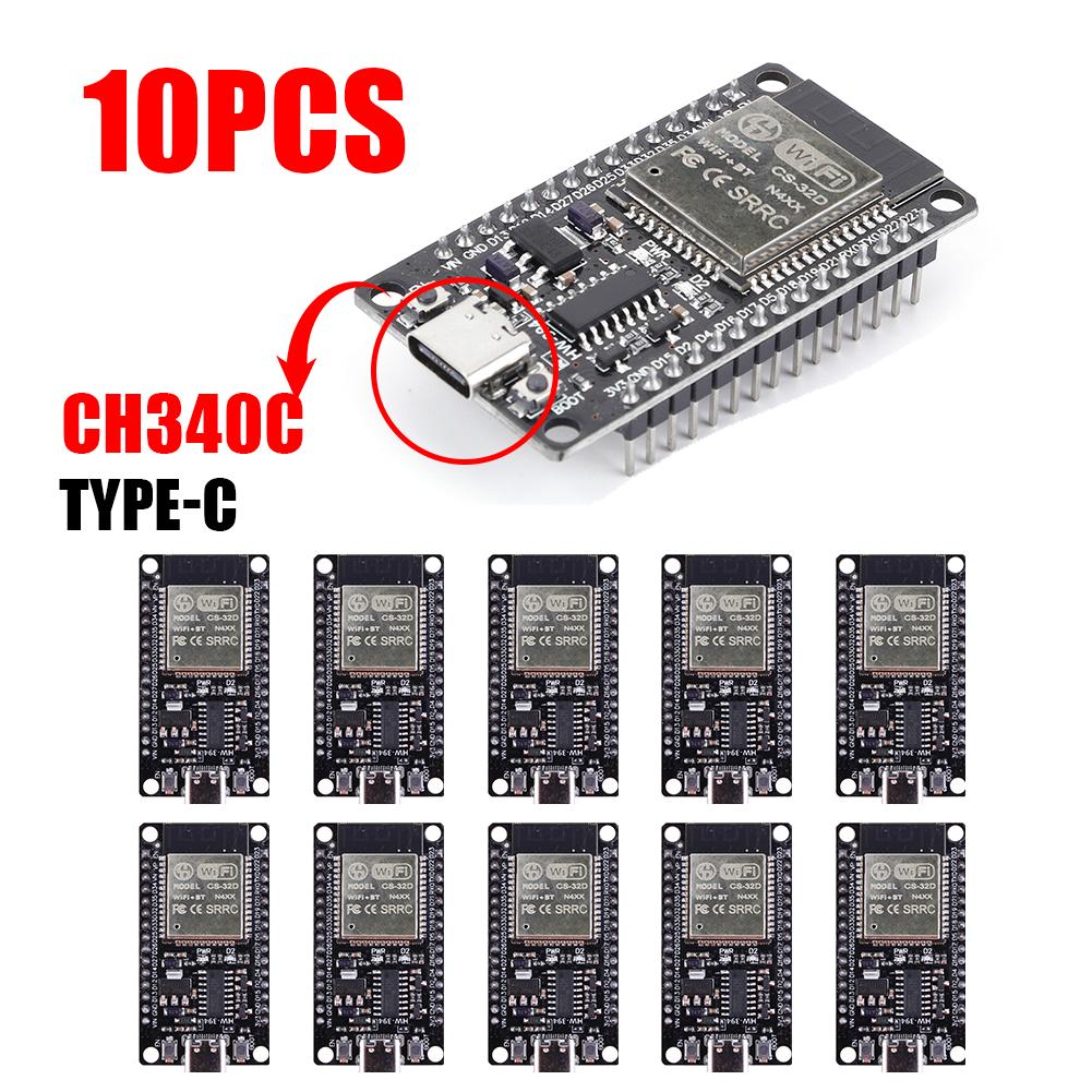 ESP32 -32 Entwicklungsboard TYP-C CH340C/ USB CP2102 WiFi+Bluetooth Ultra-Niedriger Stromverbrauch Dual-Core Drahtlosmodul