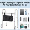 Oxford Cloth Wheelchair Storage Bag Multi Pocket Zipper Side Pouch For Barber Makeup Brush Home Travel Daily Organizer