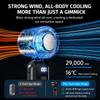 Hangable Handheld Fan 100 Speeds Desk Fan New Ice Cooling Fan  Outdoor