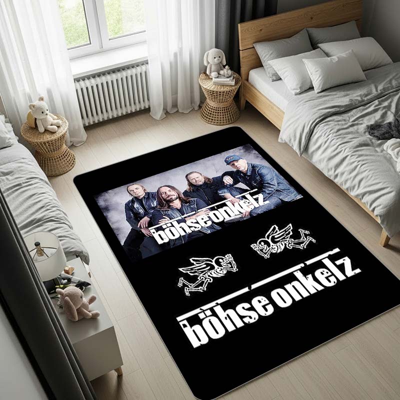 Dywan Böhse Onkelz, Dywan Muzyczny, Dywan do Sypialni, Wycieraczka, Dywan do Salonu, Dywanik przy Łóżku, Mata pod Krzesło Komputerowe, Prezent Świąteczny.