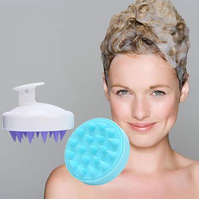 Silicone Shampoo Scalp Shower Body Washing Hair Massage Massager Brush Comb