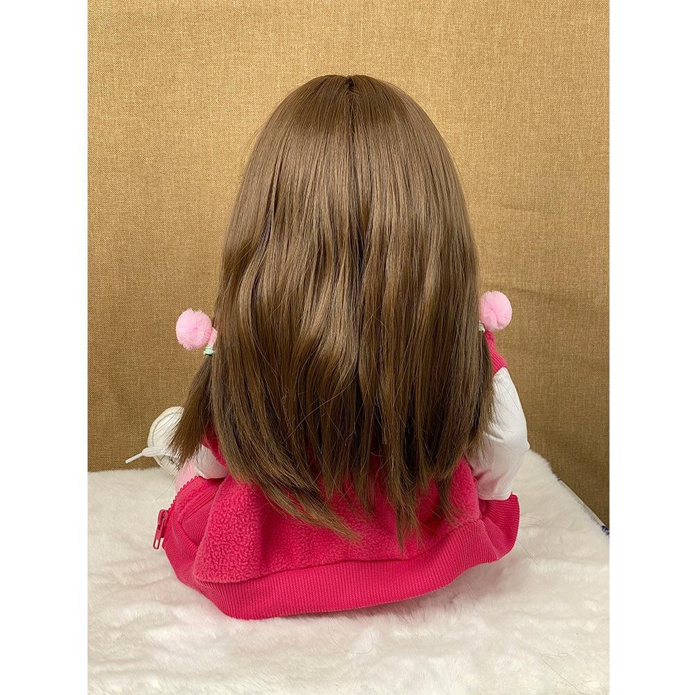 Realistic Reborn Baby Girl Dolls Betty Raya Pasted Wig Hair Simulation Doll 55cm Full Silicone Body Bathing 22 Inch Collection Art Doll Baby Play Toys