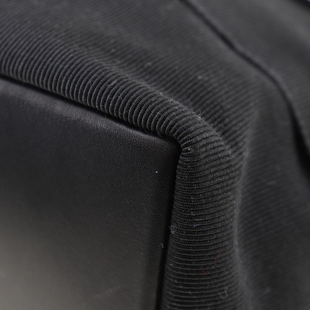 Salvatore Ferragamo Vala Chain Handbag AU-21 5251 Black Canvas Women Used