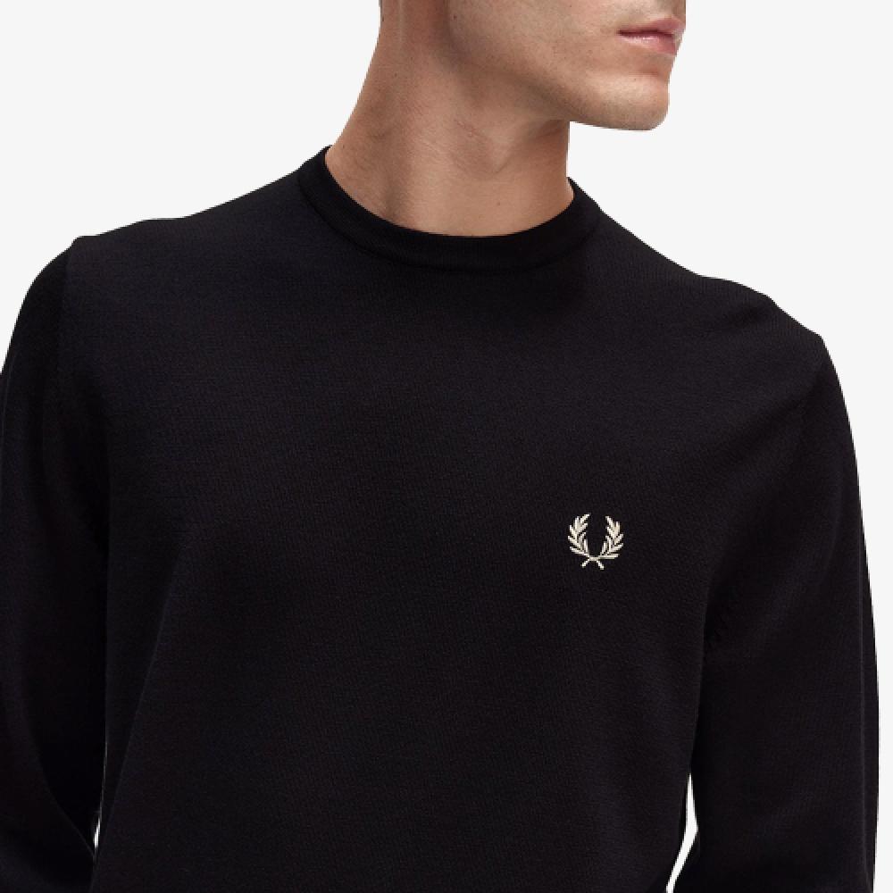 Fred Perry [baseline] Classic Crewneck Merino Wool Knit  198  Afpm2419601 198