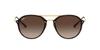 BLAZE DOUBLEBRIDGE Light Havana Gold Size 62 Ray-Ban Sunglasses, 0RB4292N, + Brown,