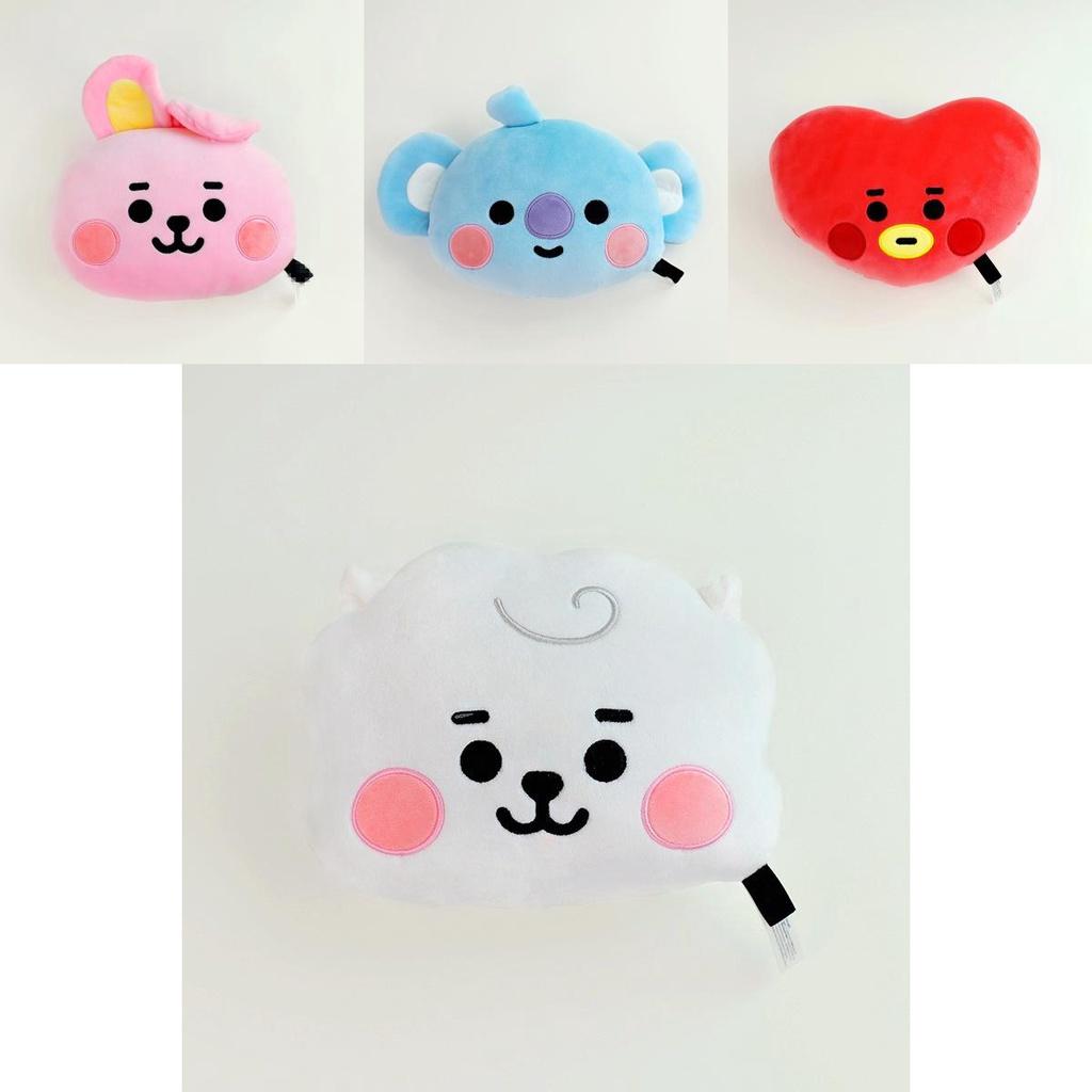 Bt21 Bts Kpop Plush Soft Car Neck Pillows Auto Rest Headrest Cushion Car Pillow