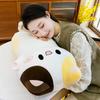 Calico Cat Plush Pillow - Cute, Fat Cat Cushion for Kids' Beds