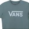Vans Simple Letter Logo Print American Vintage Classic Round Neck Short Sleeve T-Shirt Men Tops Sky-Blue VN0A4MM6YV2