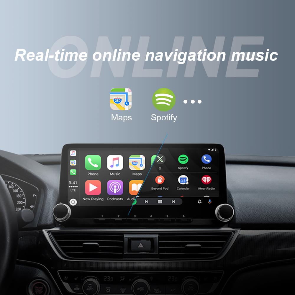XUDA NEW Wireless Carplay Adapter Android Auto 2in1 Smart Mini Box WIFI BT Auto Connect For Toyota Volvo Benz MG Kia MAZDA FORD