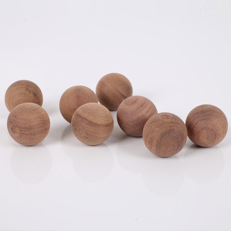 Perline di Noce Nero Rotonde in Legno Disponibili per Accessori Gioielli Fai da Te e Perline Distanziatrici