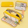 Large Pencil Case for Girls Boys School Aesthetic Zipper Pencil Pouches Cute Kawaii Pencil Case Organizer Bag for