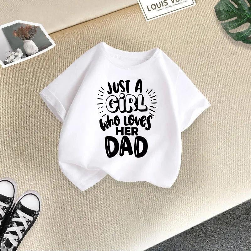 Children T-shirt 2-13Y Loose-fit Casual O-Neck Short-sleeve T-shirt Letter Printed Kids 100% Cotton Clothes Tops