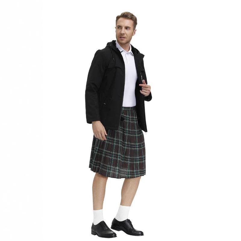 Men's plaid skirt, Scottish holiday skirt, men's plaid skirt, boys' skirt, stage performance skirt