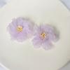 10Pcs 5CM Wrinkle Chiffon Fabric Cored Flowers For DIY Hair Accessories Hats Headband Wedding Dress Decoration