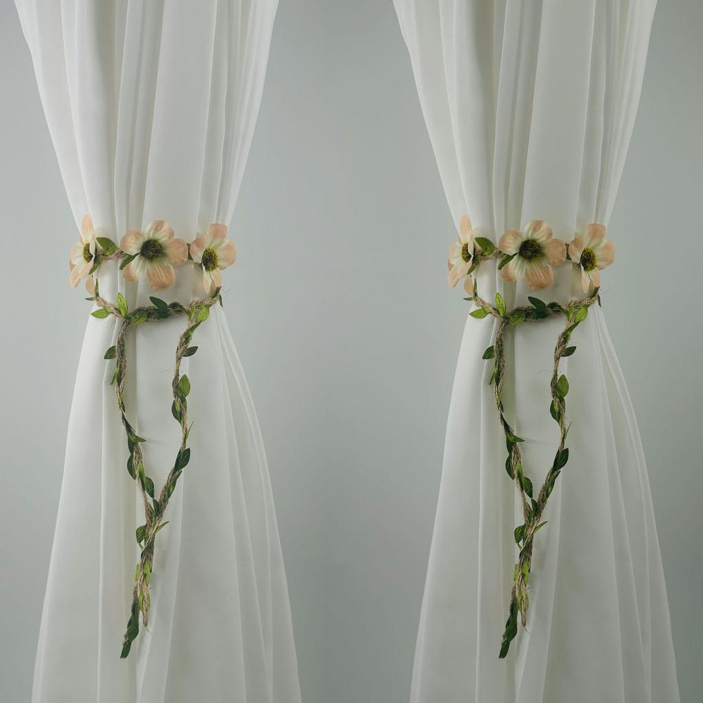 Fresh Wreath Curtain Strap Super Fairy Forest Flower Strap Decorative Strap Plant Vine Curtain Strap