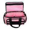 14 Inch Tool Bag for Women Tool Carrier with Anti Friction Bottom for Electrician Carpenters Repairman Pink