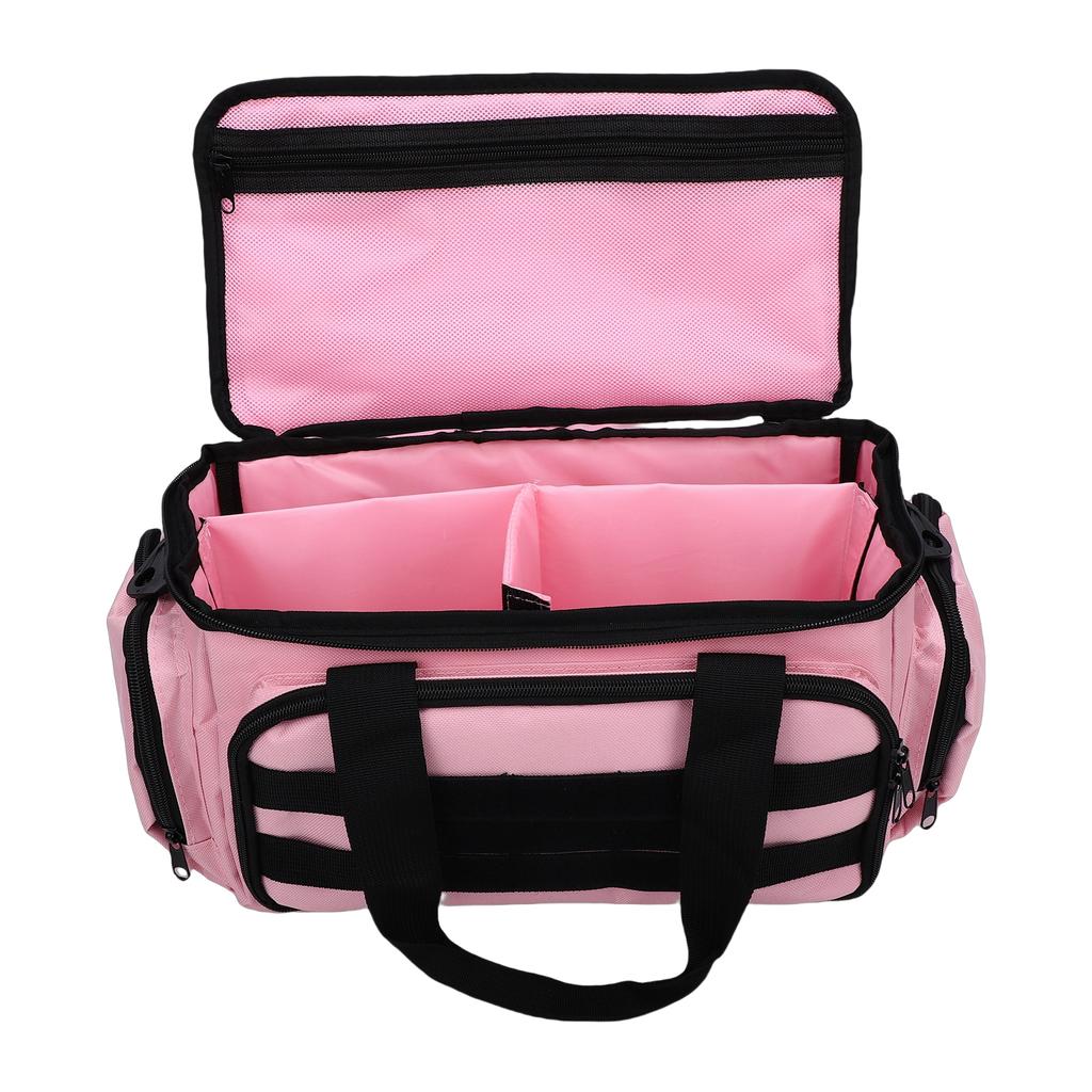 14 Inch Tool Bag for Women Tool Carrier with Anti Friction Bottom for Electrician Carpenters Repairman Pink