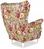 Ohrensessel ARI PRINT skandinavisch Family Meble beige englische Rosen