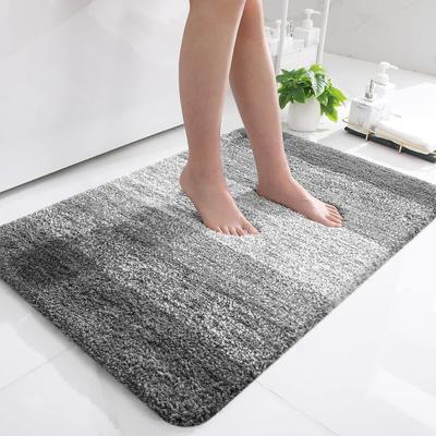 Velvet Bathroom Cashmere Thickening Mat Bath Non-slip Carpets In Wash Basin Bathtub Side Floor Rug Shower Room Doormat Memory Foam 3D Pad