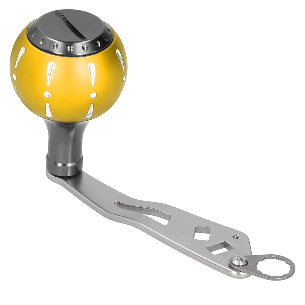 Ball Shape Single Rocker Lowprofile Reel Fishing Reels Conversion Handle Accessory(d"or )