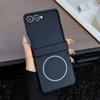 Luxury for Magsafe Carbon Fiber Magnetic Phone Case for Samsung Galaxy Z Flip 7 6 5 Wireless Charging Ultra Thin Bumper Cover
